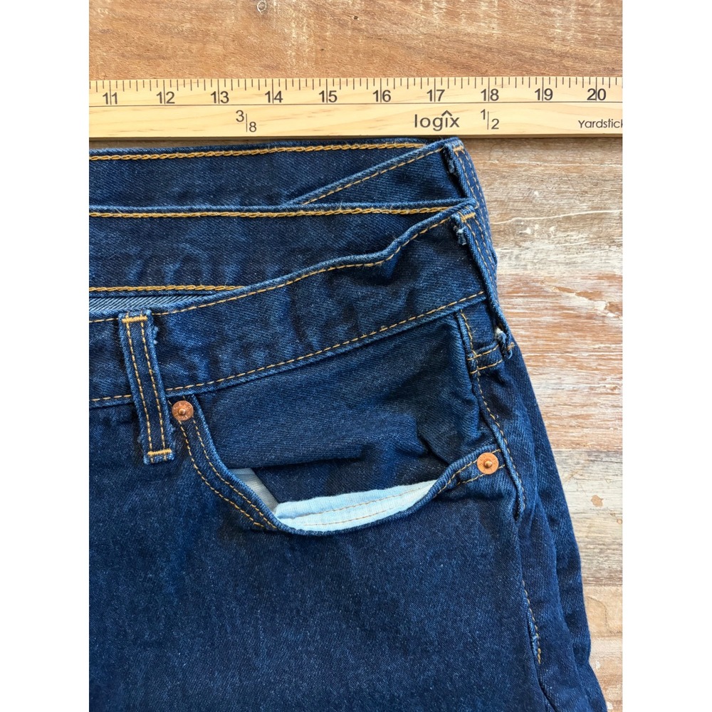 Levi's 550 Bundle Relaxed Fit Dark Wash Jeans 2 Pairs Mens 36x30 - Picture 8 of 11